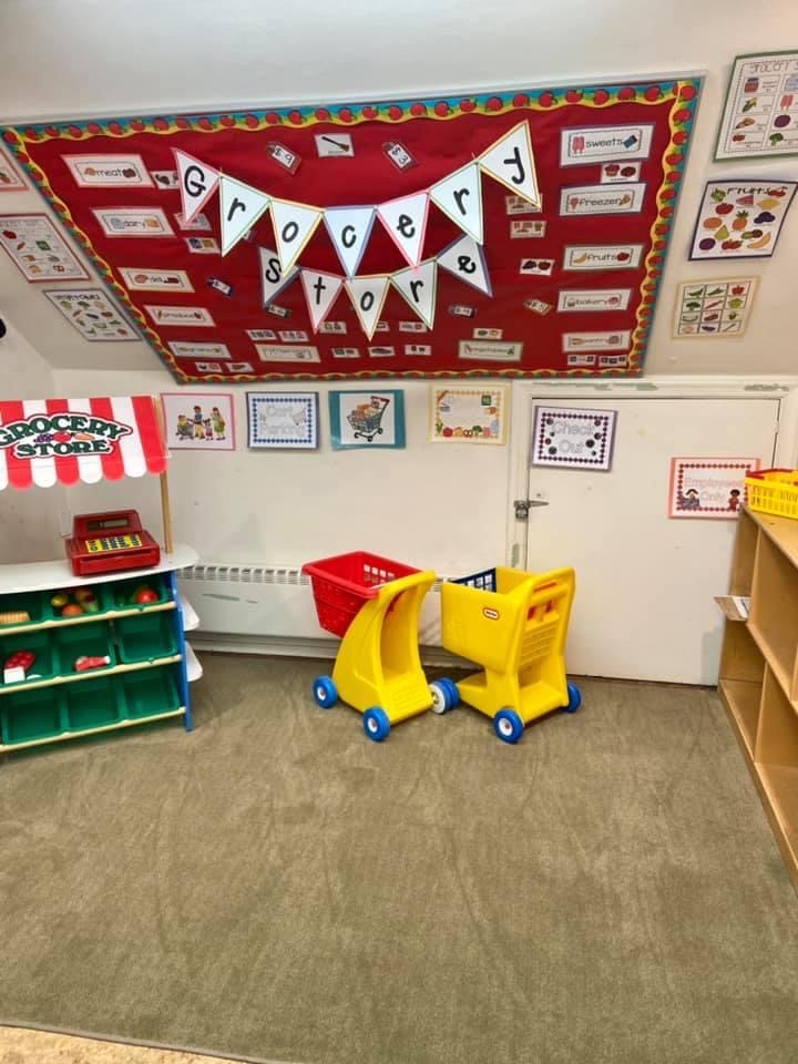 New rug in classroom